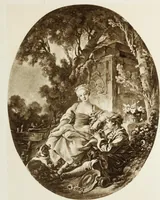 An illustration from Illustrated catalogue of the sixth series of 100 paintings by old masters of the Dutch, Flemish, Italian, French, and English schools : being a portion of the Sedelmeyer Gallery which contains about 1500 original pictures by ancient and modern artists (1900)