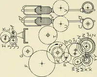 An illustration from Illustrated catalogue of cotton machinery built by Howard & Bullough American Machine Company, Ltd., Pawtucket, R.I., U.S.A. : opening, picking, carding, drawing, roving, spinning, twisting and winding machinery : warpers and slashers : containing also floor spaces, speeds, productions, gearing diagrams, useful tables and other information (1909)