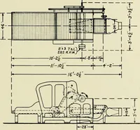 Picture 5 of 100 from Illustrated catalogue of cotton machinery built by Howard & Bullough American Machine Company, Ltd., Pawtucket, R.I., U.S.A. : opening, picking, carding, drawing, roving, spinning, twisting and winding machinery : warpers and slashers : containing also floor spaces, speeds, productions, gearing diagrams, useful tables and other information (1909), leaf 18