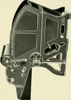 An illustration from Illustrated catalogue of cotton machinery built by Howard & Bullough American Machine Company, Ltd., Pawtucket, R.I., U.S.A. : opening, picking, carding, drawing, roving, spinning, twisting and winding machinery : warpers and slashers : containing also floor spaces, speeds, productions, gearing diagrams, useful tables and other information (1909)