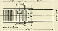 An illustration from Illustrated catalogue of cotton machinery built by Howard & Bullough American Machine Company, Ltd., Pawtucket, R.I., U.S.A. : opening, picking, carding, drawing, roving, spinning, twisting and winding machinery : warpers and slashers : containing also floor spaces, speeds, productions, gearing diagrams, useful tables and other information (1909)