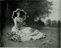 An illustration from Illustrated catalogue of oil and water color paintings by Dutch, French, English, American and Italian artists belonging to the estate of the late James S. Inglis, to be sold at unrestricted public sale ... on ... [March 9th and 10th, 1910] : the sale will be conducted by Mr. Thomas E. Kirby, of the American Art Association, managers (1910)