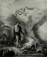 An illustration from Illustrated catalogue of oil and water color paintings by Dutch, French, English, American and Italian artists belonging to the estate of the late James S. Inglis, to be sold at unrestricted public sale ... on ... [March 9th and 10th, 1910] : the sale will be conducted by Mr. Thomas E. Kirby, of the American Art Association, managers (1910)