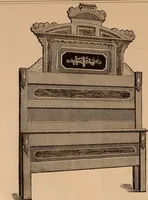 An illustration from Illustrated catalogue of chamber furniture. (1885)