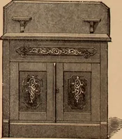 An illustration from Illustrated catalogue of chamber furniture. (1885)