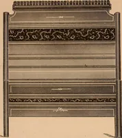 An illustration from Illustrated catalogue of chamber furniture. (1885)