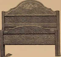 An illustration from Illustrated catalogue of chamber furniture. (1885)