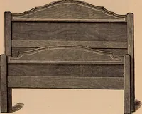 An illustration from Illustrated catalogue of chamber furniture. (1885)