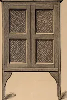 An illustration from Illustrated catalogue of chamber furniture. (1885)