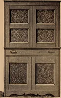 An illustration from Illustrated catalogue of chamber furniture. (1885)