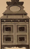 An illustration from Illustrated catalogue of chamber furniture. (1885)