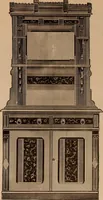 An illustration from Illustrated catalogue of chamber furniture. (1885)