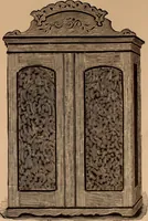 An illustration from Illustrated catalogue of chamber furniture. (1885)
