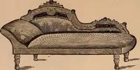 An illustration from Illustrated catalogue of chamber furniture. (1885)