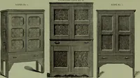 An illustration from Illustrated catalogue of chamber furniture. (1885)