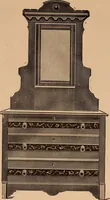 An illustration from Illustrated catalogue of chamber furniture. (1885)