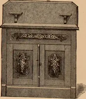 An illustration from Illustrated catalogue of chamber furniture. (1885)