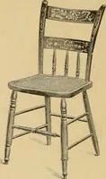 An illustration from Illustrated catalogue of chairs and furniture / manufactured by J.W. Mason & Co. (1874)