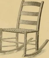 An illustration from Illustrated catalogue of chairs and furniture / manufactured by J.W. Mason & Co. (1874)