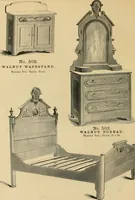 An illustration from Illustrated catalogue of chairs and furniture / manufactured by J.W. Mason & Co. (1874)