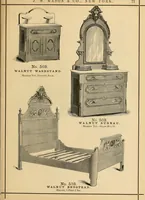 An illustration from Illustrated catalogue of chairs and furniture / manufactured by J.W. Mason & Co. (1874)