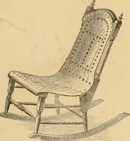 An illustration from Illustrated catalogue of chairs and furniture / manufactured by J.W. Mason & Co. (1874)