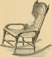An illustration from Illustrated catalogue of chairs and furniture / manufactured by J.W. Mason & Co. (1874)