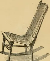 An illustration from Illustrated catalogue of chairs and furniture / manufactured by J.W. Mason & Co. (1874)