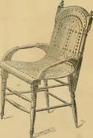An illustration from Illustrated catalogue of chairs and furniture / manufactured by J.W. Mason & Co. (1874)