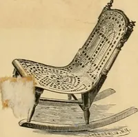 An illustration from Illustrated catalogue of chairs and furniture / manufactured by J.W. Mason & Co. (1874)