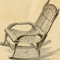 An illustration from Illustrated catalogue of chairs and furniture / manufactured by J.W. Mason & Co. (1874)