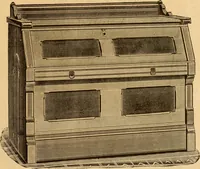 An illustration from Illustrated catalogue and price list of Boyington's automatic and chiffonier folding beds. (1885)