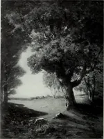 An illustration from Illustrated catalogue of the highly important collection of foreign and American paintings, to be sold at unrestricted public sale in the grand ballroom of the Plaza Hotel .. (1913)