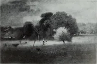 An illustration from Illustrated catalogue of the highly important collection of foreign and American paintings, to be sold at unrestricted public sale in the grand ballroom of the Plaza Hotel .. (1913)