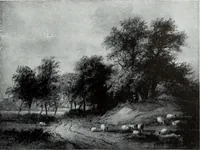 An illustration from Illustrated catalogue of the highly important collection of foreign and American paintings, to be sold at unrestricted public sale in the grand ballroom of the Plaza Hotel .. (1913)