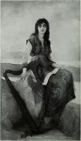 An illustration from Illustrated catalogue of the highly important collection of foreign and American paintings, to be sold at unrestricted public sale in the grand ballroom of the Plaza Hotel .. (1913)