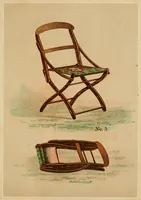 An illustration from Illustrated catalogue of folding chairs. (1871)