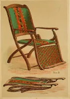 An illustration from Illustrated catalogue of folding chairs. (1871)