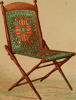An illustration from Illustrated catalogue of folding chairs. (1871)