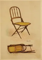 An illustration from Illustrated catalogue of folding chairs. (1871)