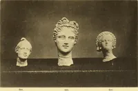 An illustration from Illustrated catalogue of classical antiquities from the site of the temple of Diana, Nemi, Italy. Discovered during excavations undertaken by the Right Hon. Lord Savile ... and given by him to the Art museum of Nottingham: with an account by Lord Savile of the discovery of the temple and the objects foundthere (1893)