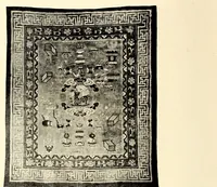 An illustration from Illustrated catalogue of an important collection of ancient Chinese art treasures comprising direct importations and rare specimens from the J. Pierpont Morgan and other famous collections : being the property of the Japanese connoisseur and expert Mr. Kano Oshima (1918)