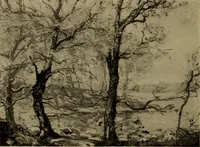 Picture 2 of 49 from Illustrated catalogue of the completed pictures left by the late Henry Ward Ranger, N.A. : and his collection of works by some of his contemporaries (1917), leaf 23