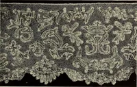 An illustration from Illustrated catalogue of rare and beautiful Sixteenth and Seventeenth century laces collected during twenty years by Leone Ricci, Esq. of Florence (1915)