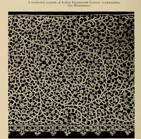 Picture 11 of 25 from Illustrated catalogue of rare and beautiful Sixteenth and Seventeenth century laces collected during twenty years by Leone Ricci, Esq. of Florence (1915), leaf 61
