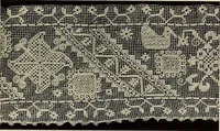 An illustration from Illustrated catalogue of rare and beautiful Sixteenth and Seventeenth century laces collected during twenty years by Leone Ricci, Esq. of Florence (1915)