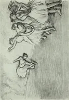 An illustration from Illustrated catalogue of the notable private collection of paintings and pastels by ... Hilaire Edgar Degas (1921)