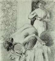 An illustration from Illustrated catalogue of the notable private collection of paintings and pastels by ... Hilaire Edgar Degas (1921)
