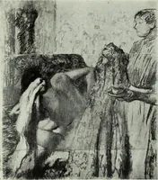 An illustration from Illustrated catalogue of the notable private collection of paintings and pastels by ... Hilaire Edgar Degas (1921)
