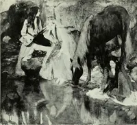 An illustration from Illustrated catalogue of the notable private collection of paintings and pastels by ... Hilaire Edgar Degas (1921)